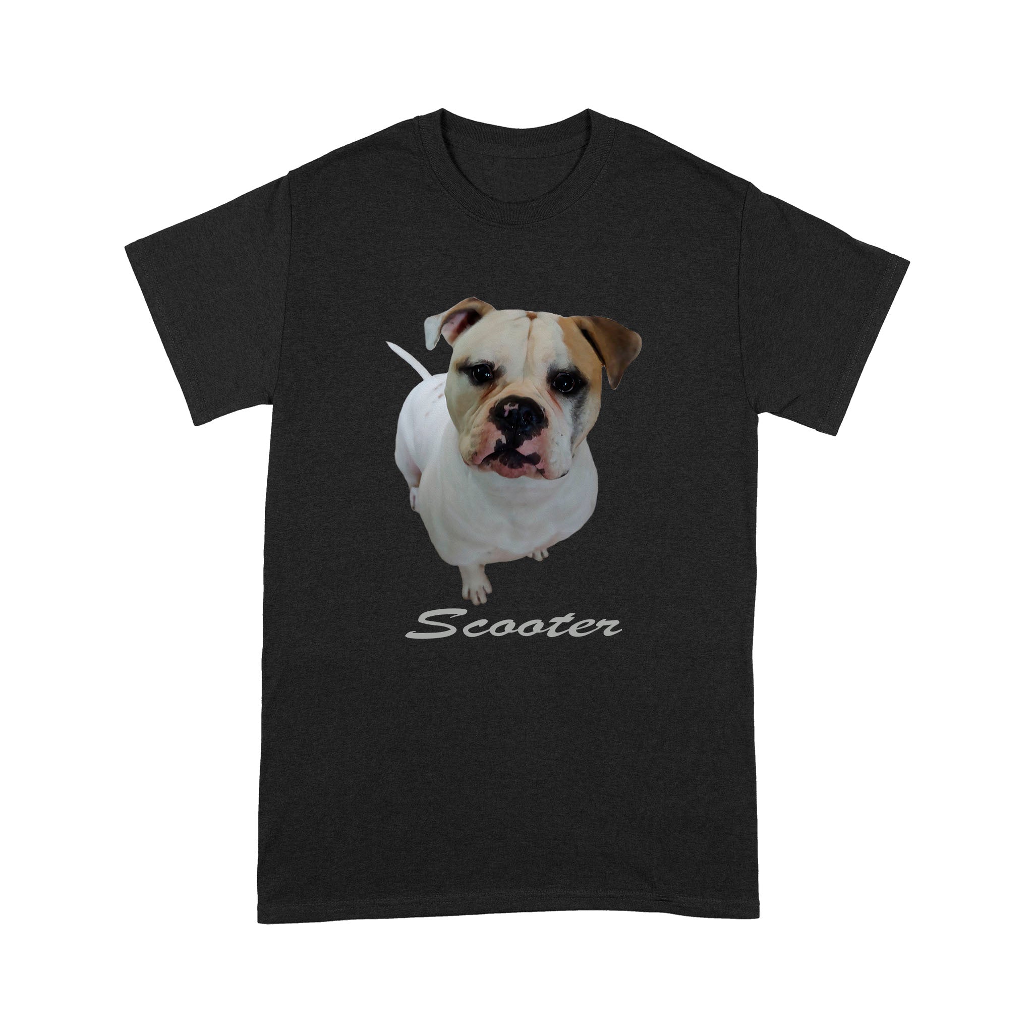 Scooter – Custom Illustrated Pet Personalized – T- Shirt