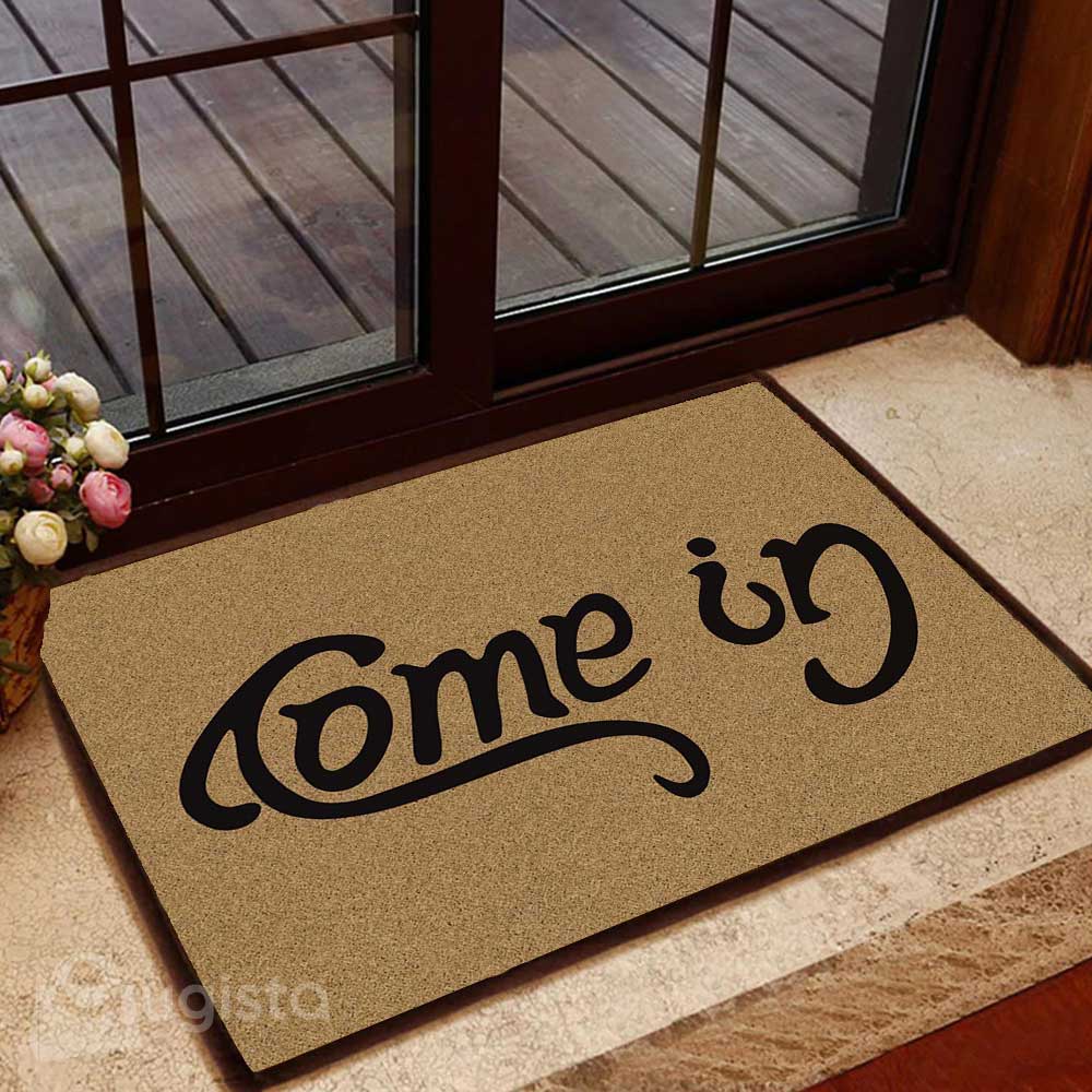 Come In Go Away All Over Printing Doormat Pre2326