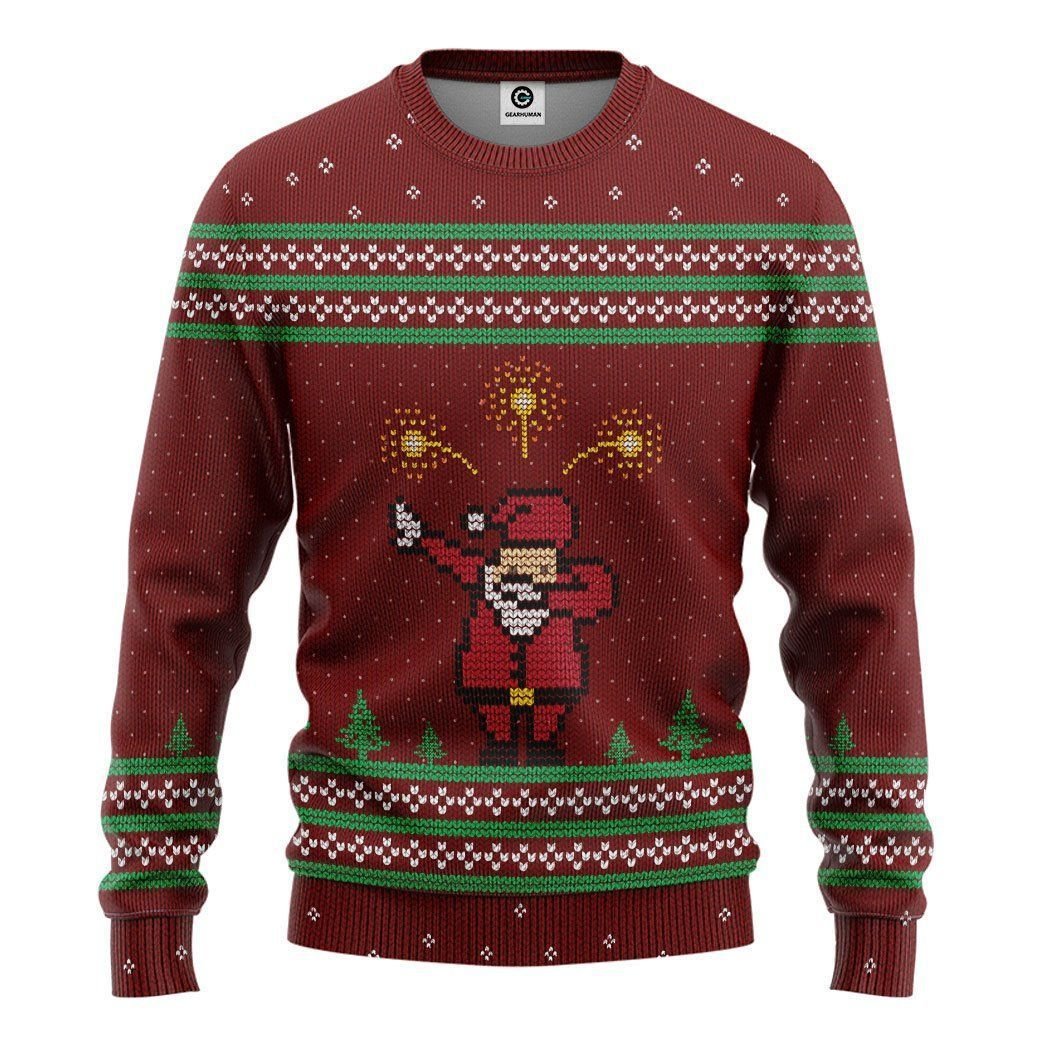 Casespring Santa Dab Ugly Christmas Sweater | For Men & Women | Adult ...