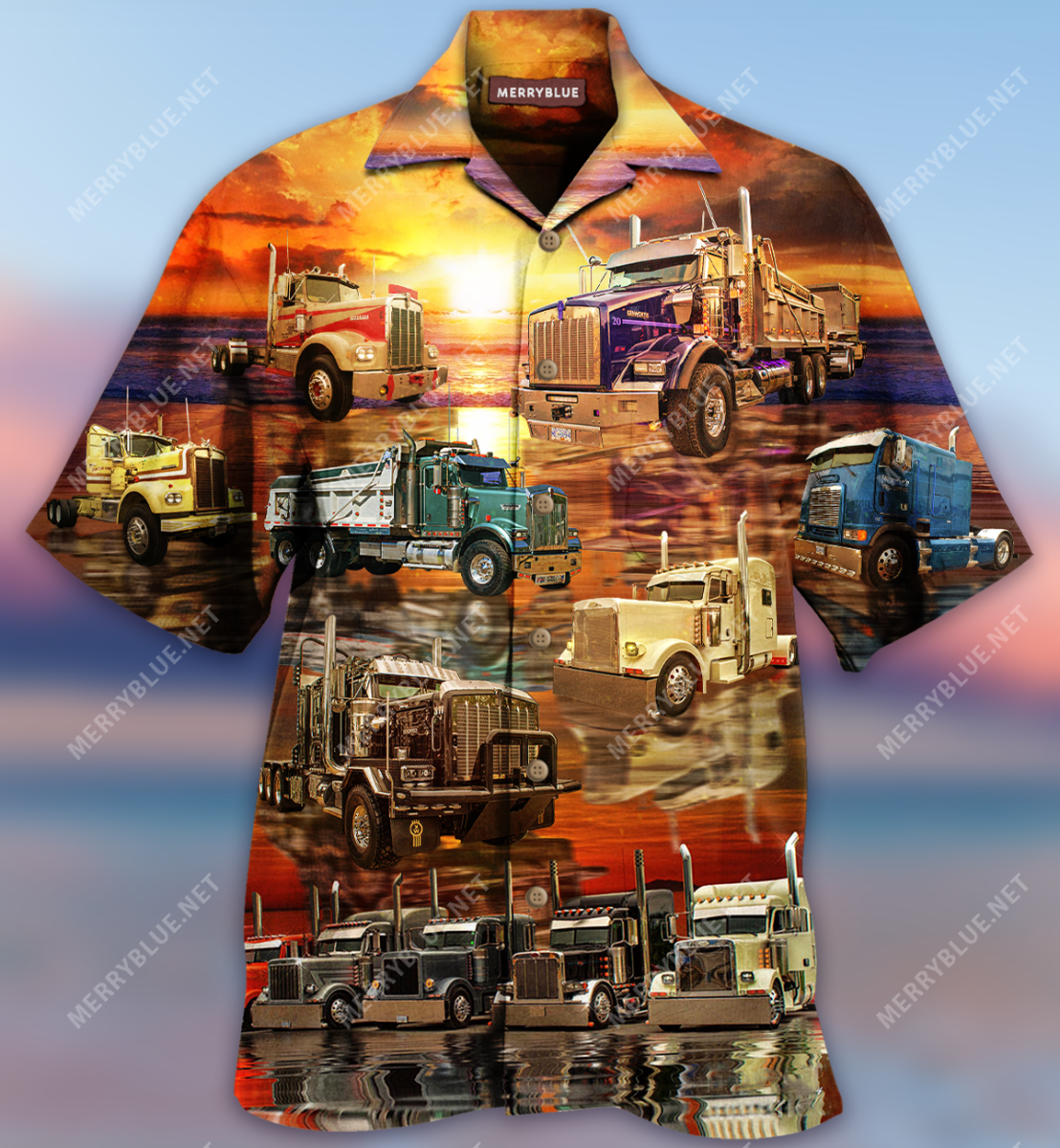 Real Men Drive Trucks Unisex Hawaii Shirt Ha25714