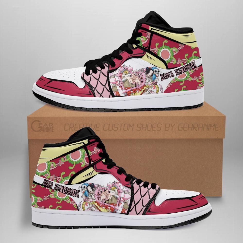 Boa Hancock One Piece Anime Fan Mn06 Air Jordan Shoes Sport Sneakers