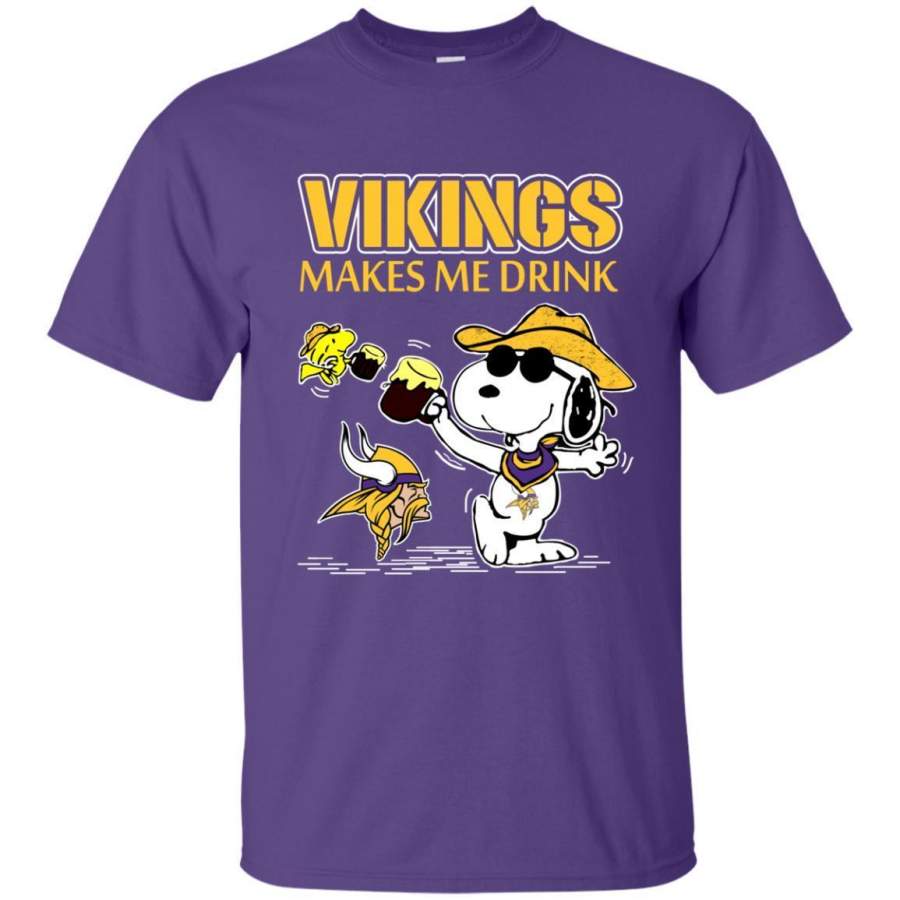 Minnesota Vikings Make Me Drinks T-Shirt