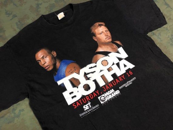 Vintage 1999 Mike Tyson Vs Frans Bothashirt Shirt