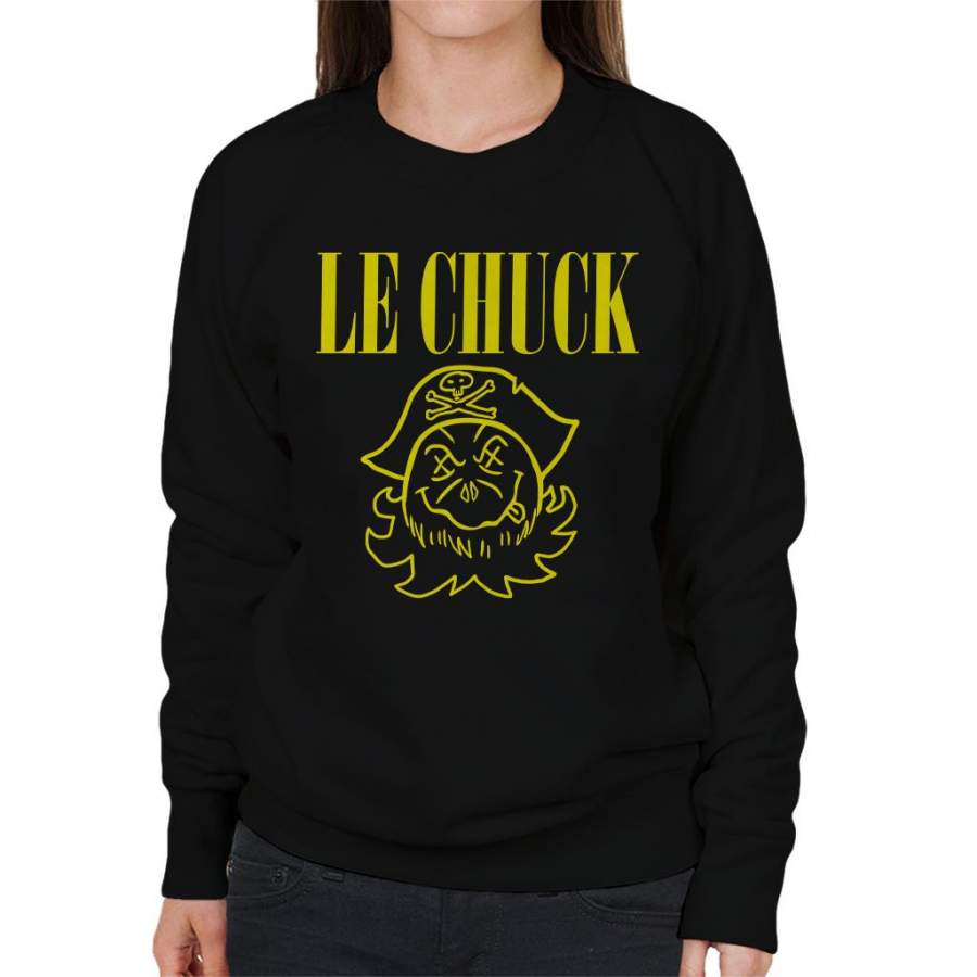 LeChuck Monkey Island Nirvana Mashup Women’s Sweatshirt