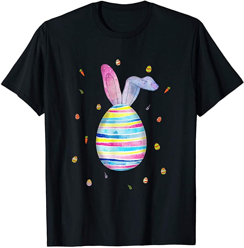 Rabbit Easter Bunny Egg Funny Boys Girls Kids Easter 2021 T-Shirt