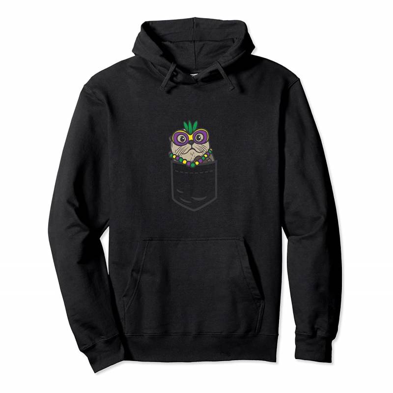 Sea Otter Pocket Animal Jester Cute Mardi Gras Carnival Pullover Hoodie, T Shirt, Sweatshirt