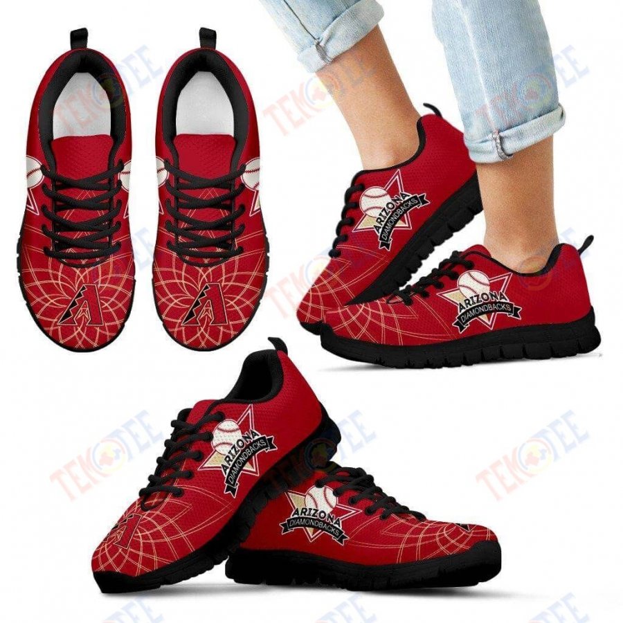 Mens Womens Arizona Diamondbacks Sneaker Super Bowl Sneaker Running Shoes For Men Women TDT752