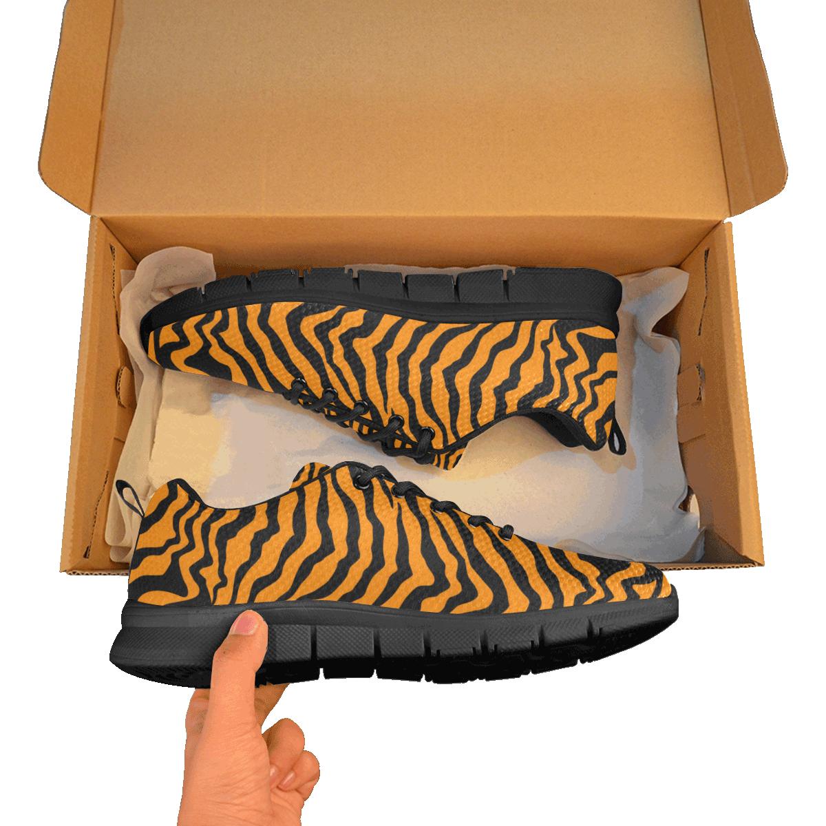 Bengal Tigers Skin Print Pattern Men’S Sneaker Shoes