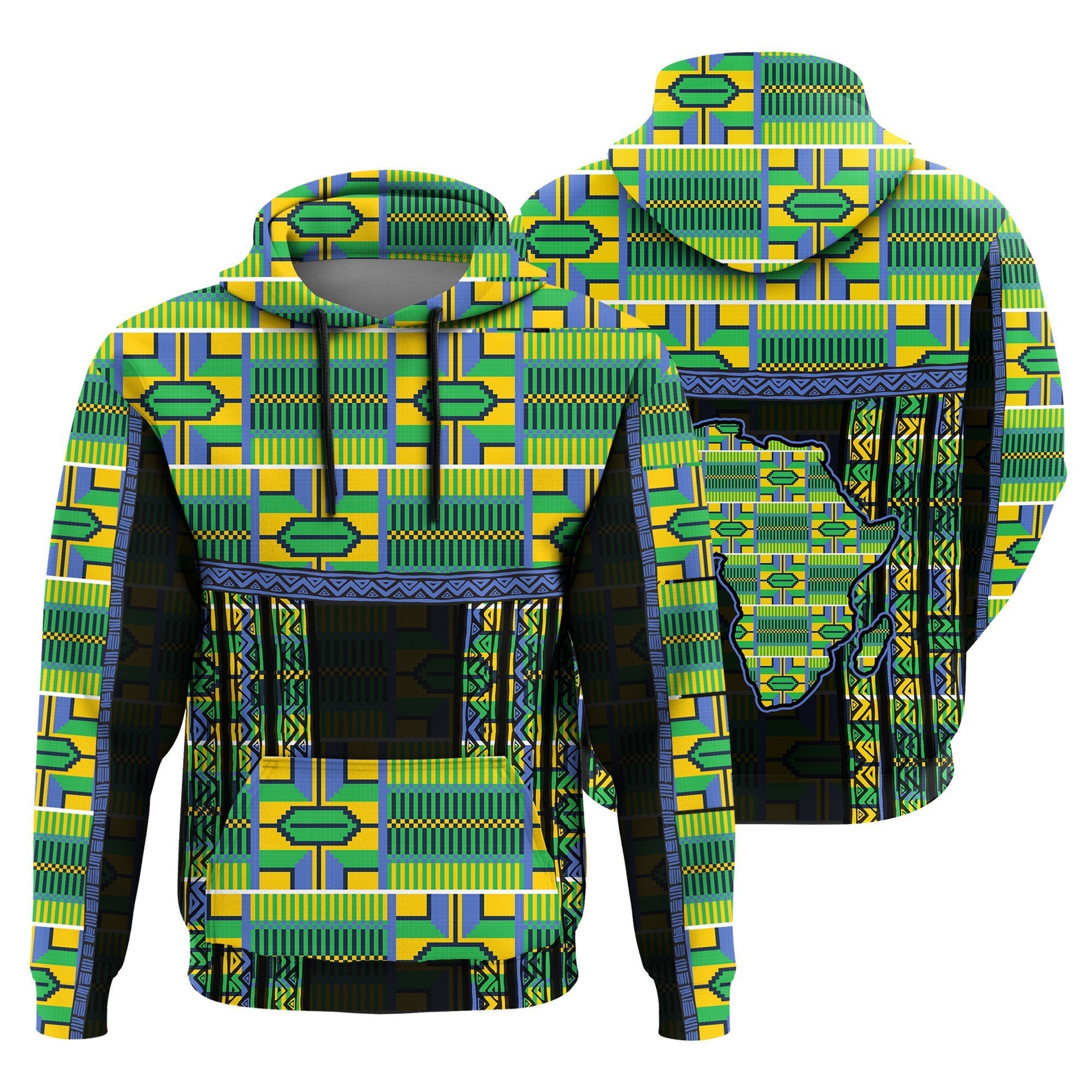 Greek Life Hoodie – Verdurous Kente Pullover