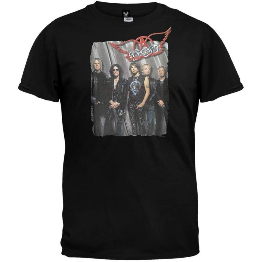 Aerosmith – Group Standing Adult T-Shirt