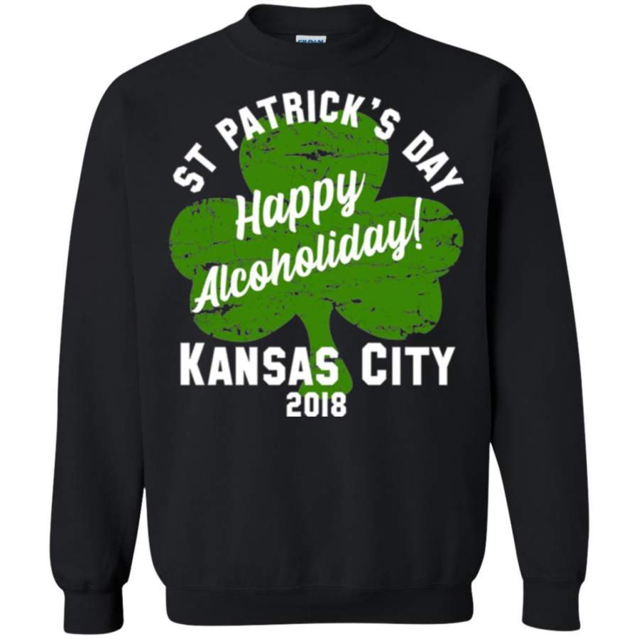 Kansas City 2018 Shamrock St Paddys Green Tshirt St. Patricks Day