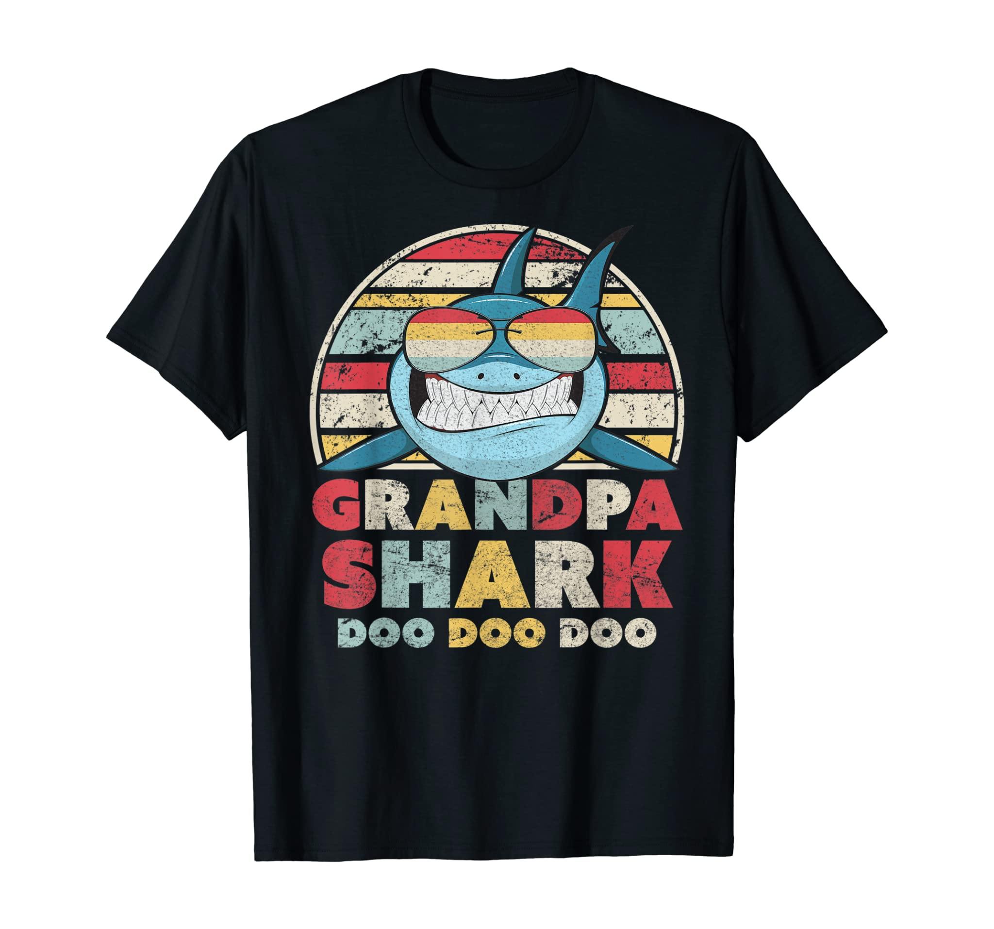 Grandpa Shark T-Shirt. Doo Doo Doo Tee.