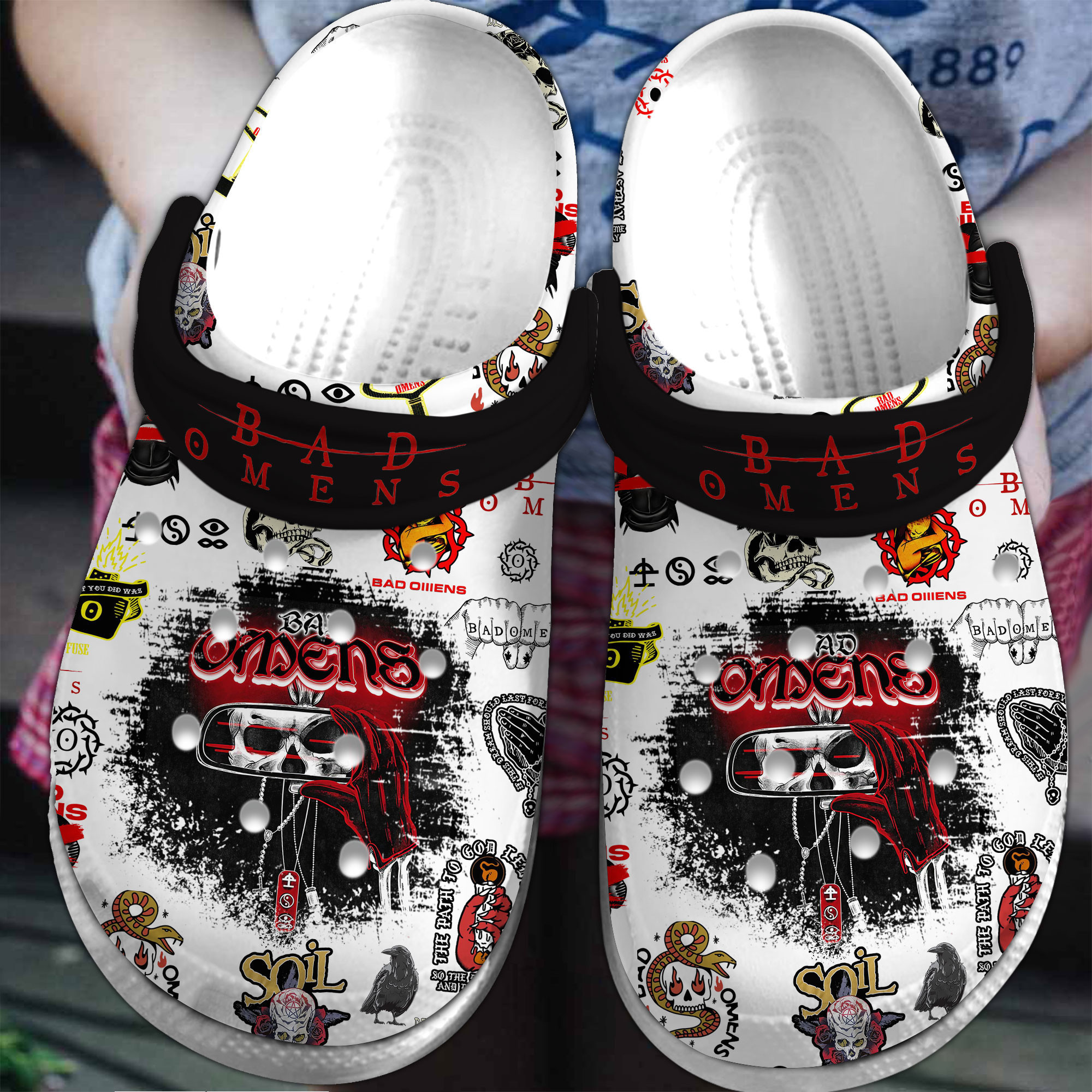 Bad Omens Crocss Clogs For Men Women And Kid Eosaqgd7