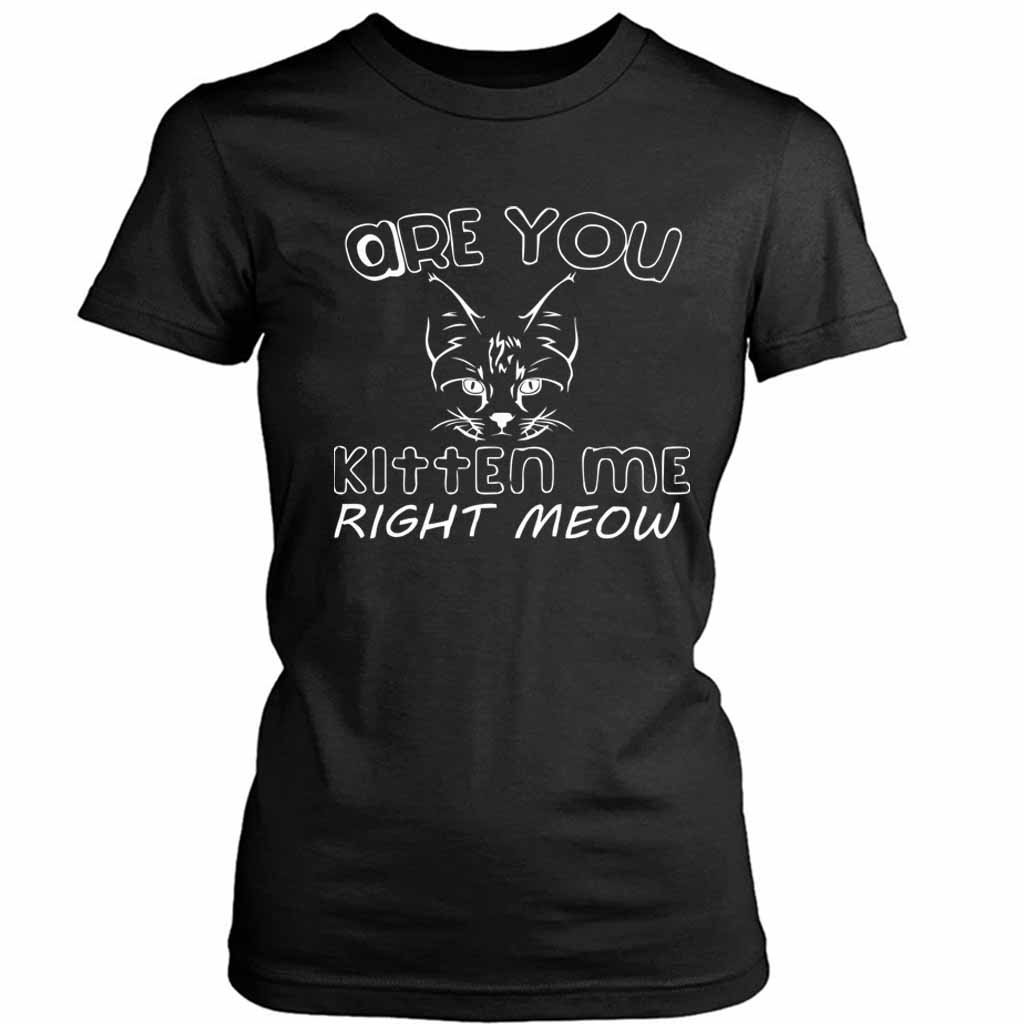 Are You Kitten Me Right Meow Maind Women’s Tee T-Shirt