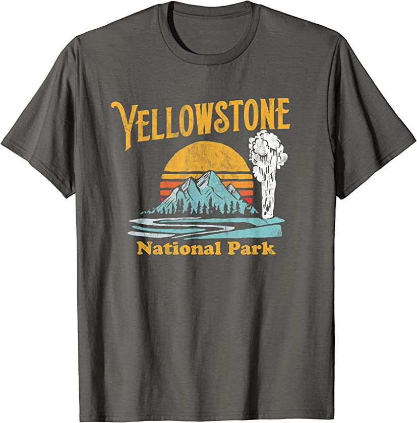 Vintage Yellowstone National Park Retro 80’s Graphic T-Shirt