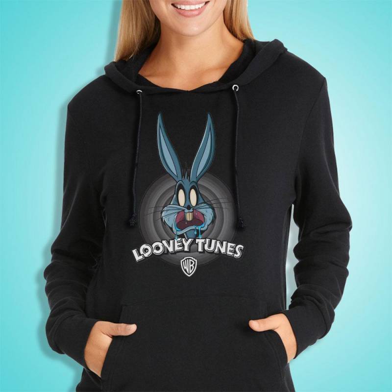 Bugs Bunny Crazy Zombie Looney Tunes Women’S Hoodie