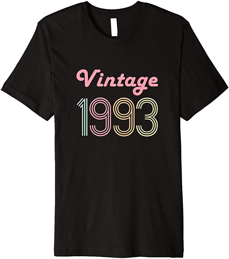 28th Birthday Gifts Women 28 Year Old Vintage 1993 Daughter Premium T-Shirt