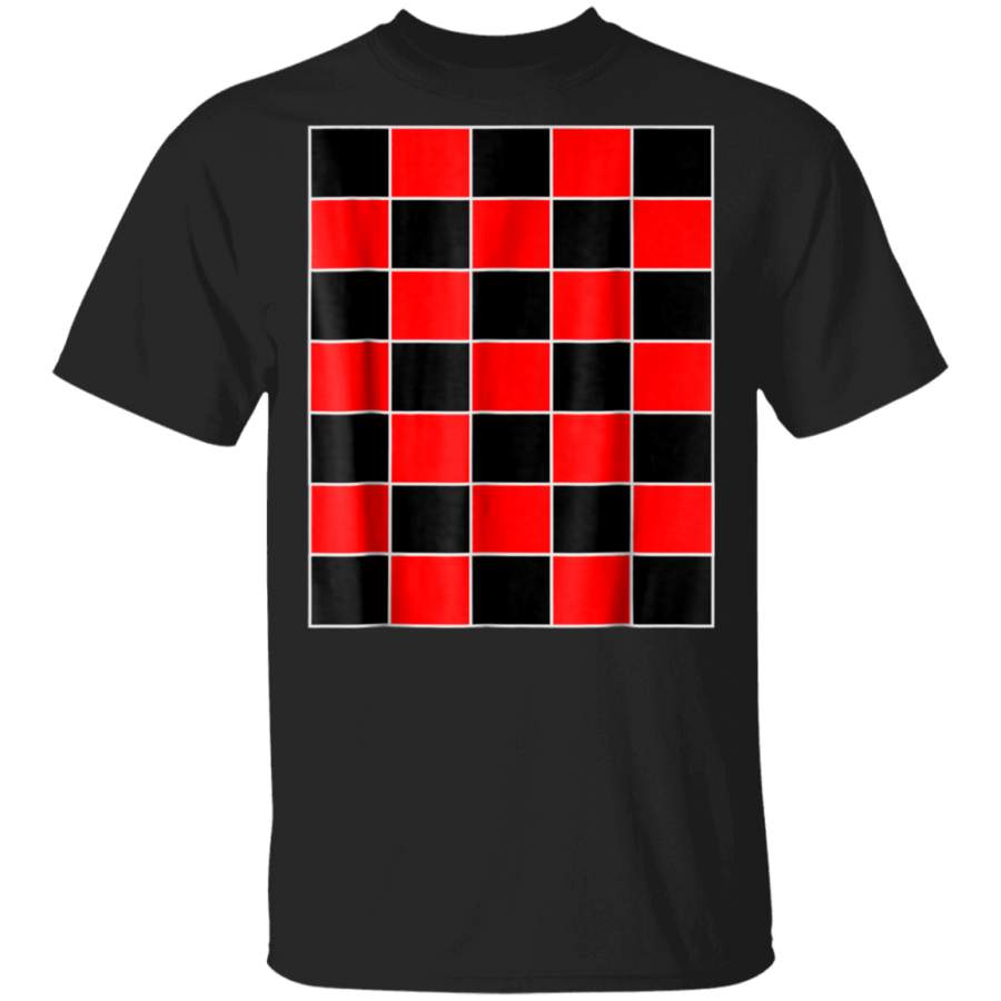 Checkers Board T-Shirt- Costume halloween Board Games