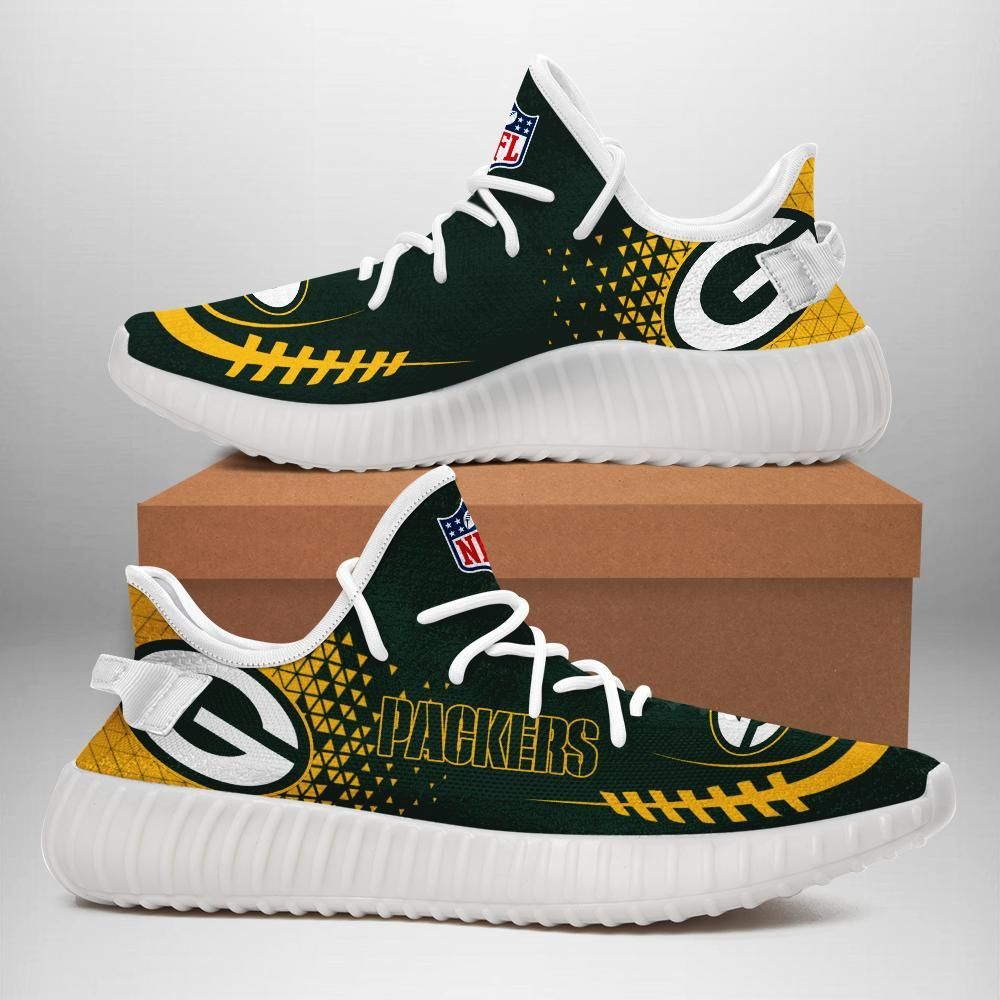 Green Bay Packers Custom Shoes Sport Sneakers Green Bay Packers Yeezy Boost 350