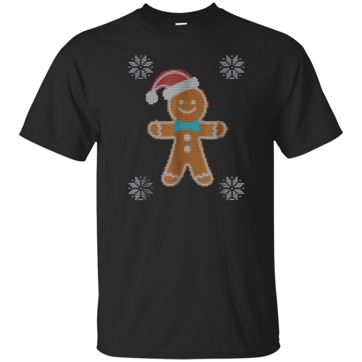 Check Out This Awesome Gingerbread Man Ugly Sweater Christmas T-Shirt