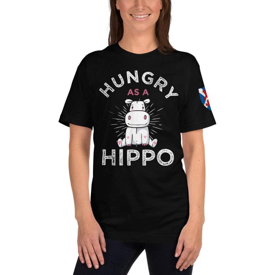 Africa Animal Zoo Keeper Gift Idea Hungry As A Hippo Cute T-Shirt