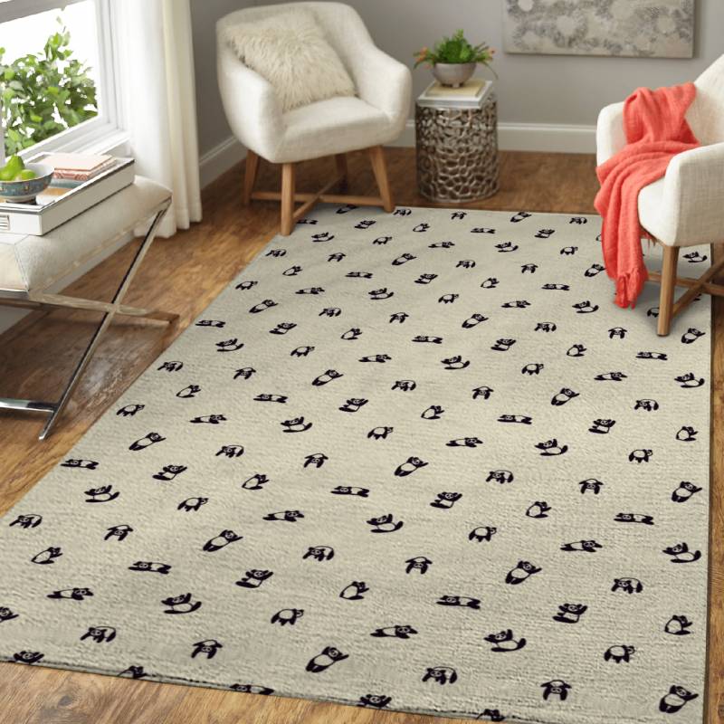 Yoga Panda – Animals Area Rug Carpet