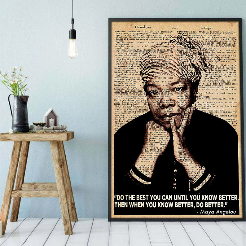 Black American Canvas Art Modern Black History Month Poster Prints Black Girl Magic African Man Appealing Wall Art For Living Room