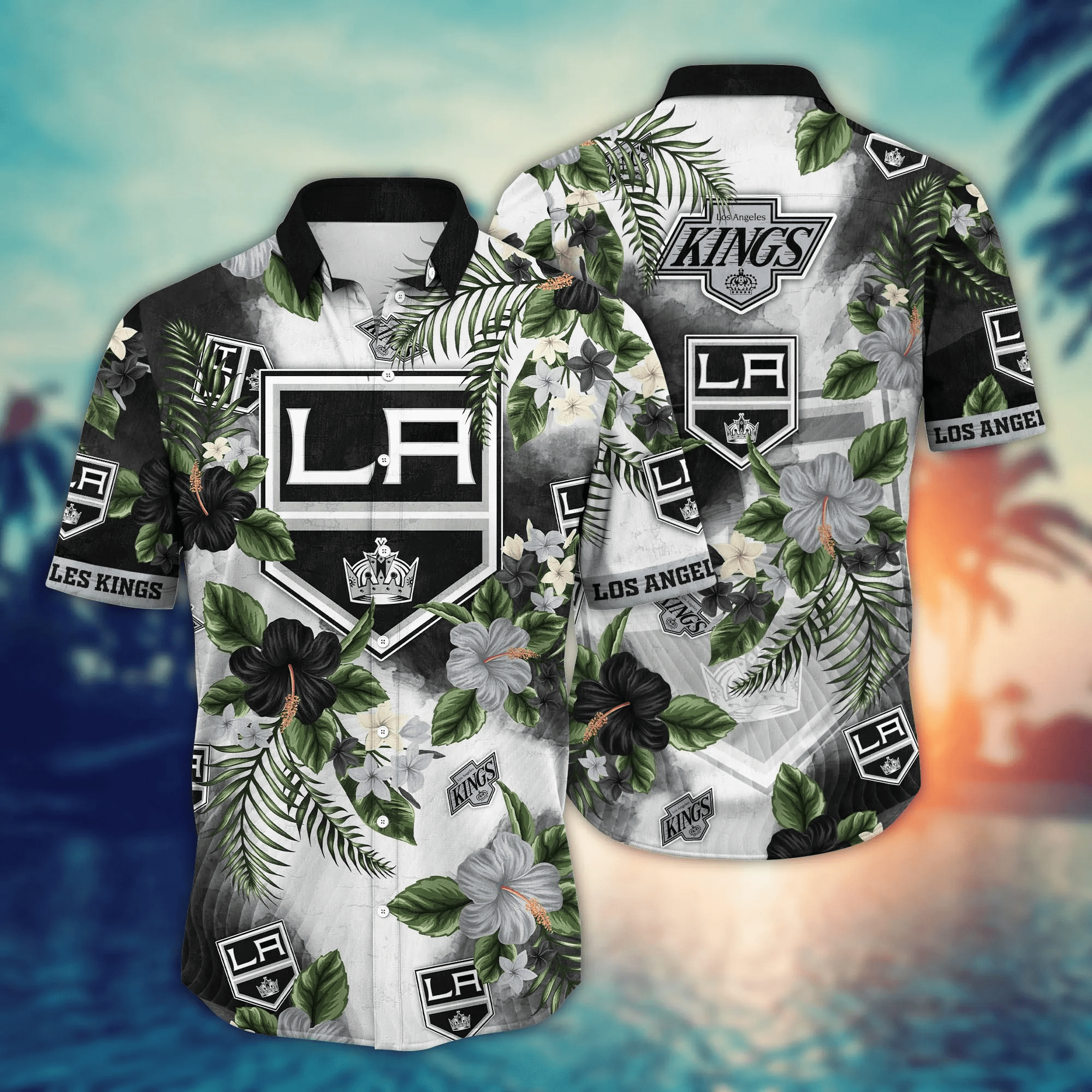 Los Angeles Kings Nhl Hawaiian Shirt Breaktime Aloha Shirt