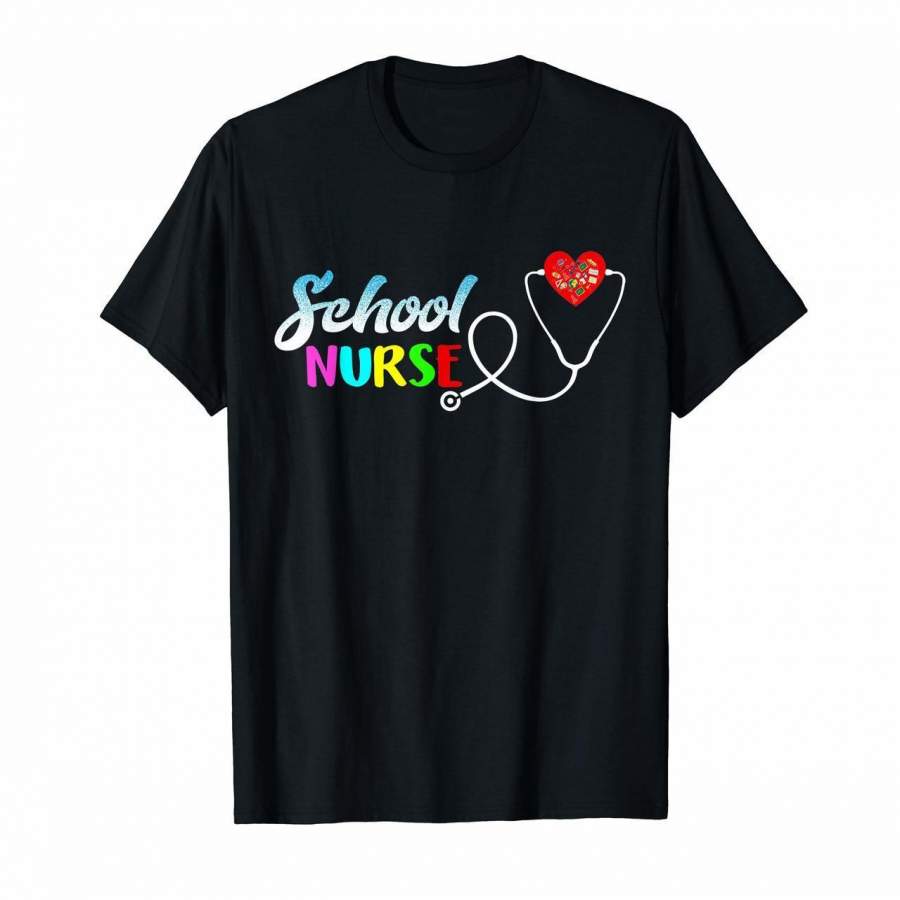 School Nurse Gift Nursing Love T-Shirt