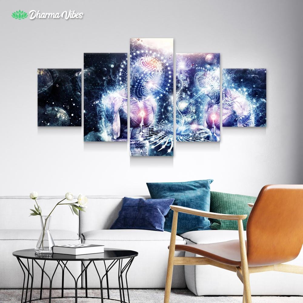 The Knowledge Of The Planets By Cameron Gray 5-Piece Canvas