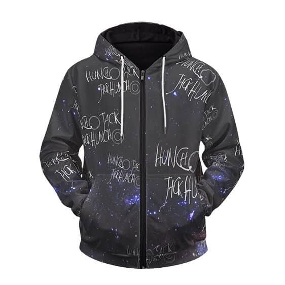 Travis Scott Merch Awesome Huncho Jack Jack Huncho Space Pattern Zip Up Hoodie