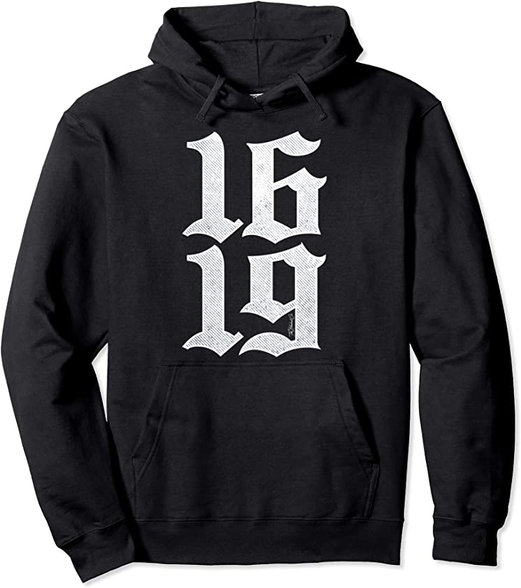 1619 Vintage African American Black History Month Pullover Hoodie