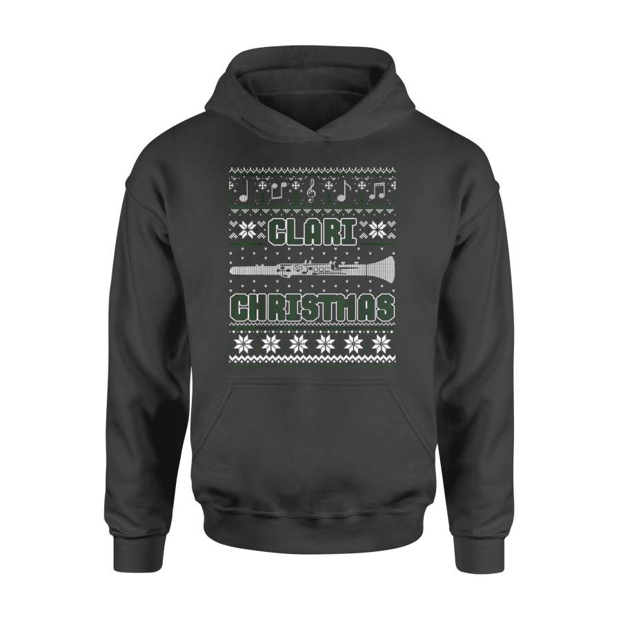 Christmas gift idea Clarinet Lover Clari Xmas T-Shirt – Standard Hoodie