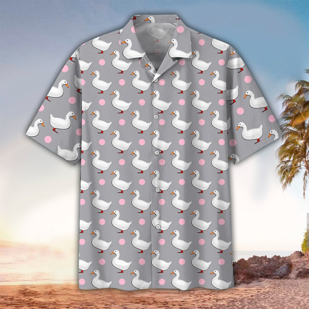 Duck Hawaii Perfect Gift Ideas For Lover Shirt Aloha Ha271