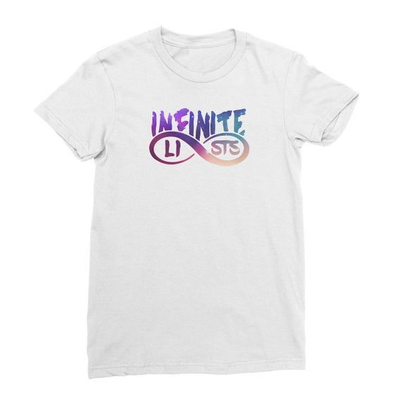 Infinite Lists Galaxy Shirt Kids Adults Sizes Shirt