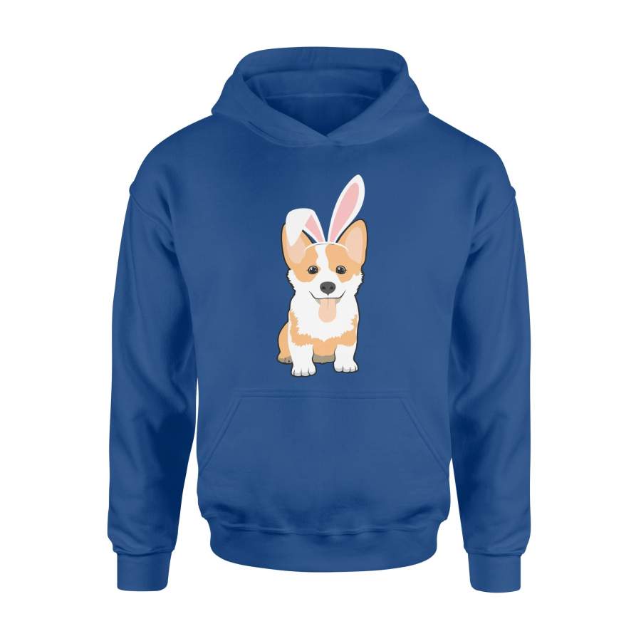 Corgi Easter Day Bunny Dog Lover Hoodie