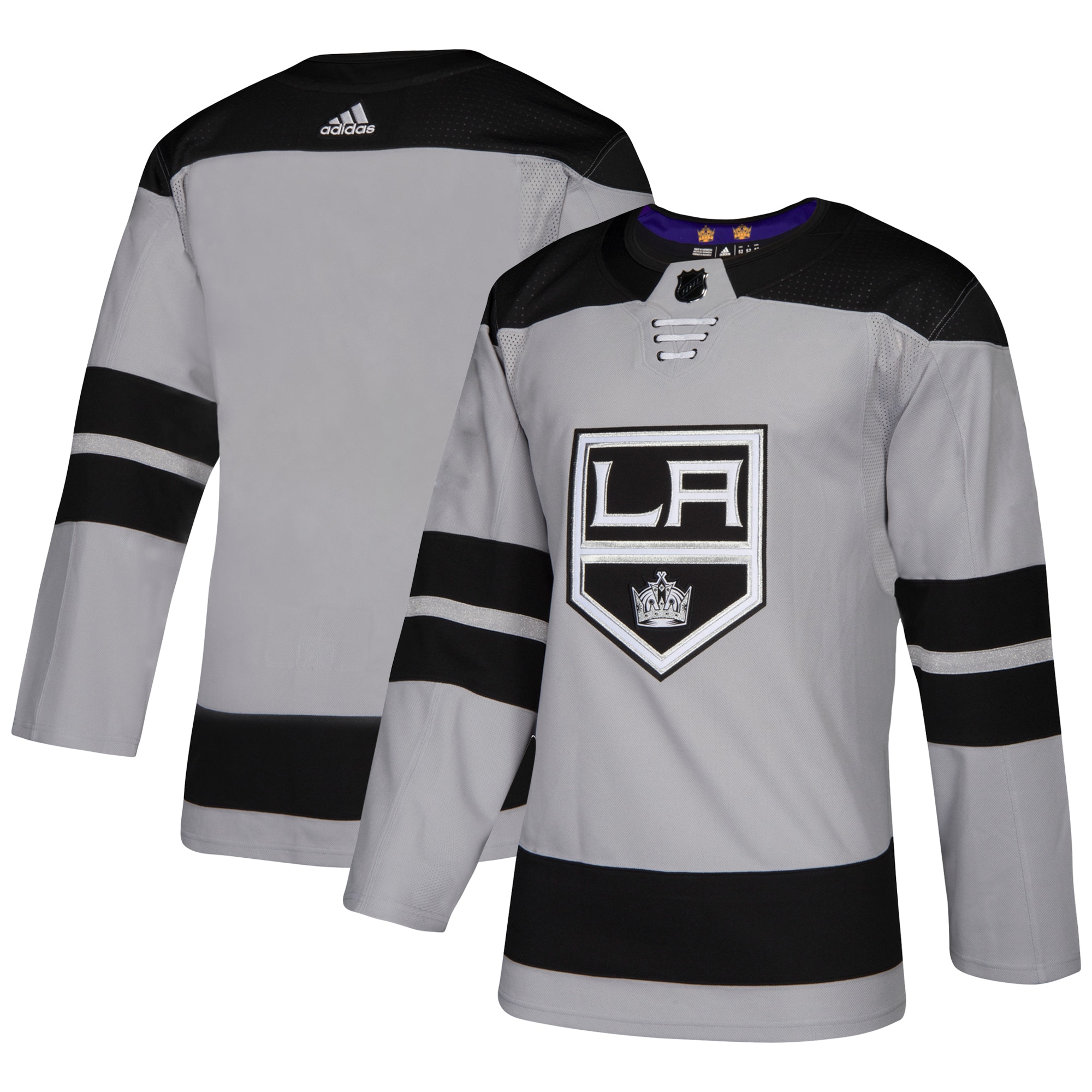 Men's Los Angeles Kings adidas Gray Alternate Authentic Jersey