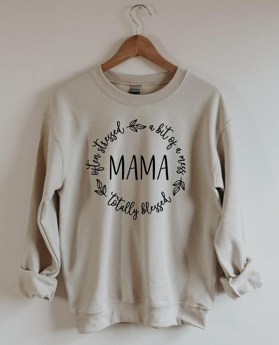 Blessed Mama Shirt, Blessed Mom T-shirt, Cute Mom Shirt, Mother’s Day Gift Shirt, Blessed Mama Tee, Mom Life Shirt, Mom Sweatshirt