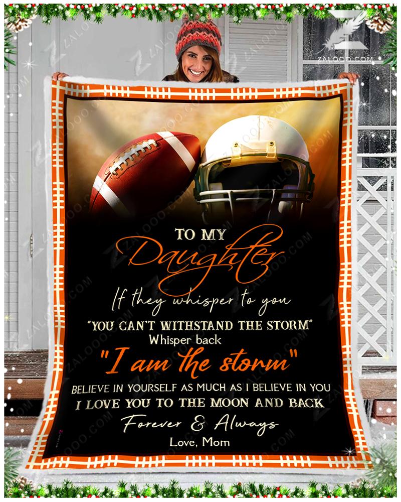 Football  – To My Daughter – I Love You Quilt Blanket Ep3689