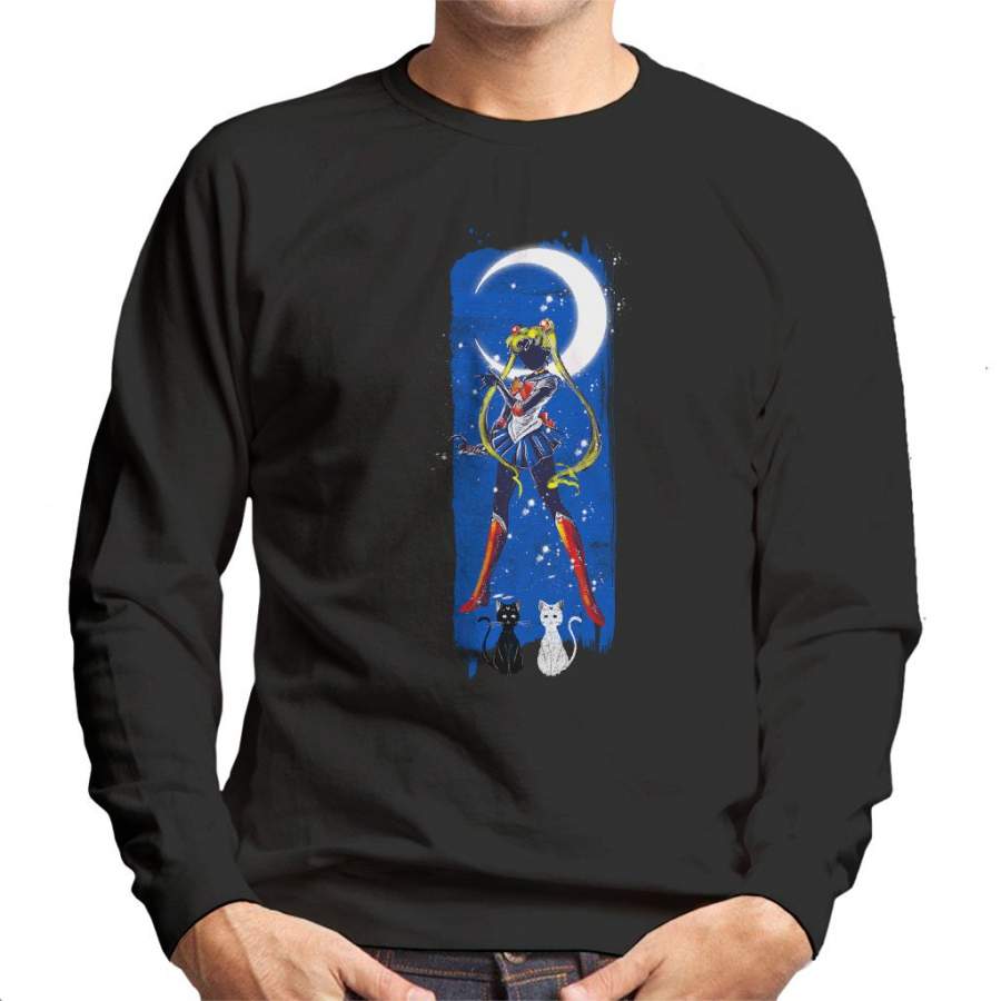 Inked Moon Sailor Moon Men’s Sweatshirt