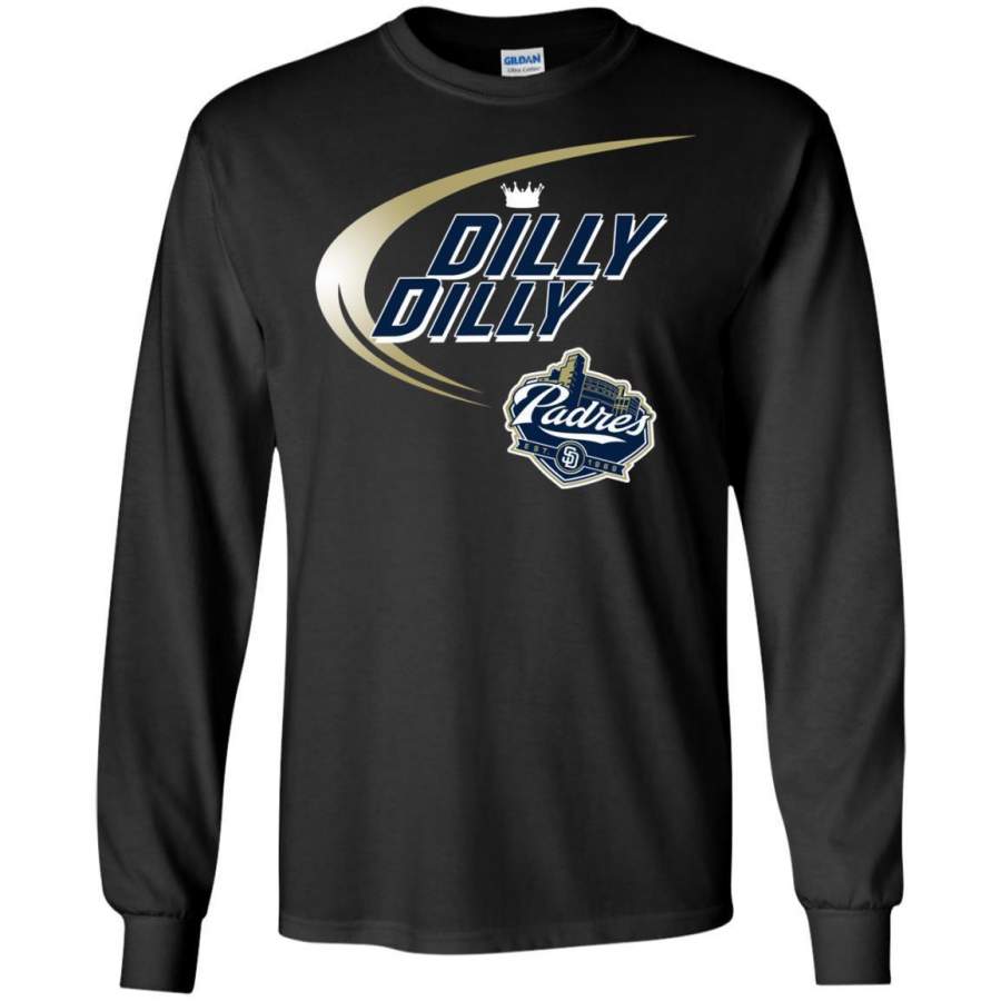 AGR Dilly Dilly San Diego Padres Sport Long Sleeve T-shirt