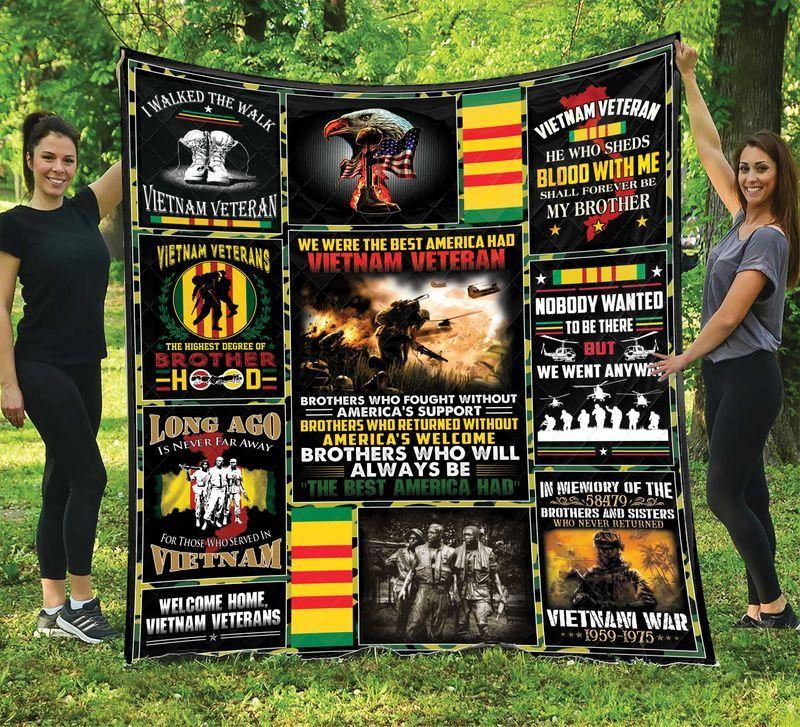 Welcome Home Vietnam Veteran Quilt Blanket Dhc1402873Td