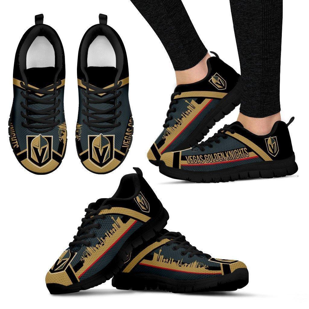 Vegas Golden Knights Hockey Fan Women’s Sneakers