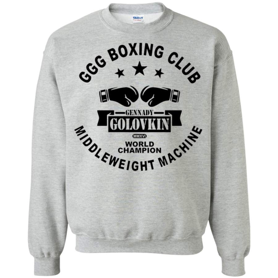 AGR Gennady Golovkin GGG Boxing Club Crewneck Pullover Sweatshirt