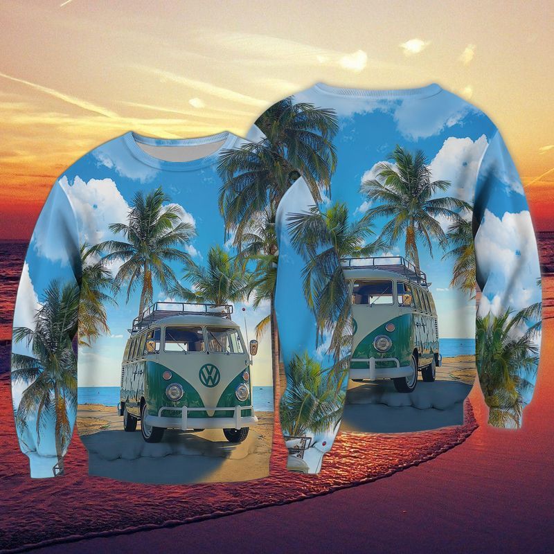 Hawaii Summer Journey Caravan Trending Full Print Sweatshirt Ha2543