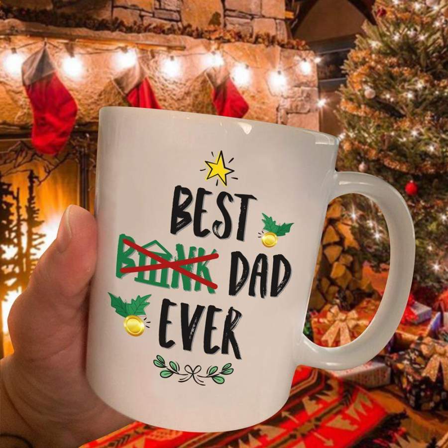 Funny Gift For Dad Best Bank Ever White Mug