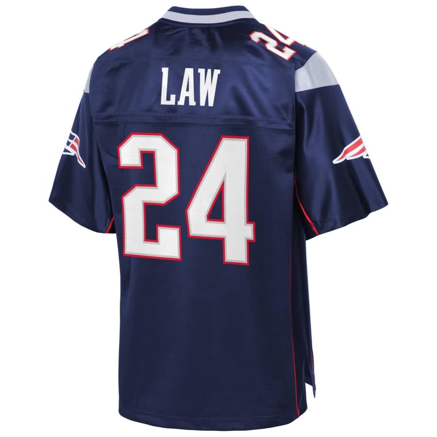 Ty Law New England Patriots NFL Pro Line Retired Team Player Jersey – Navy