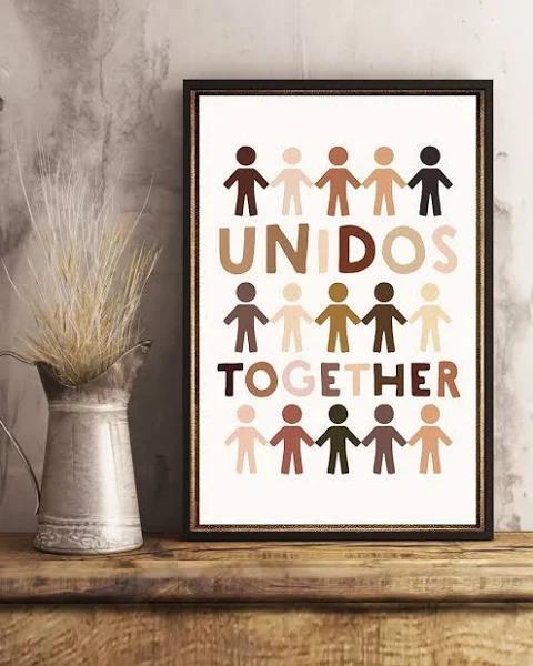 Unidos Together Equality Civil Rights Poster – Mostsuit Support Black Lives Matter