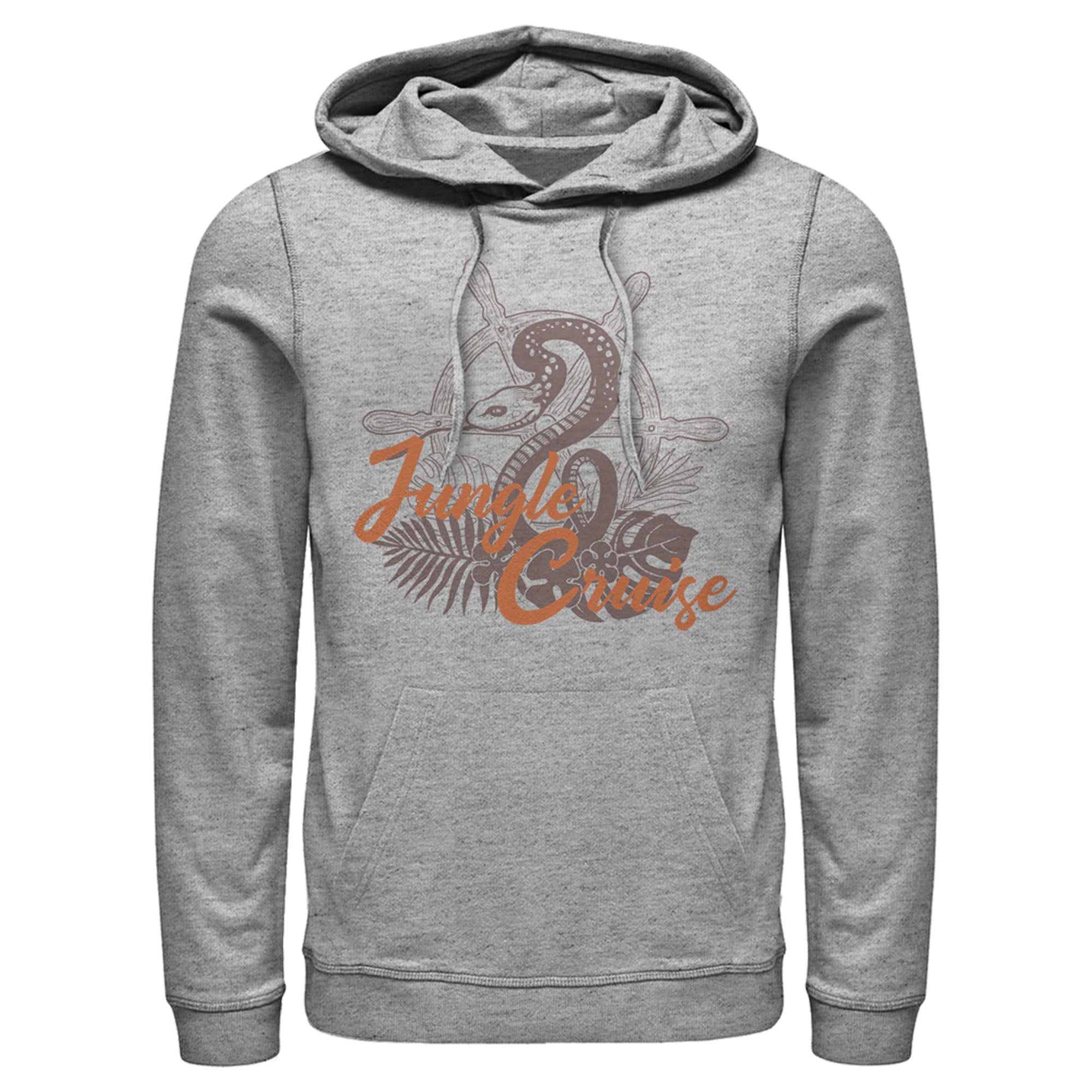 Jungle Cruise Men’S Snake Logo  Pull Over Hoodie