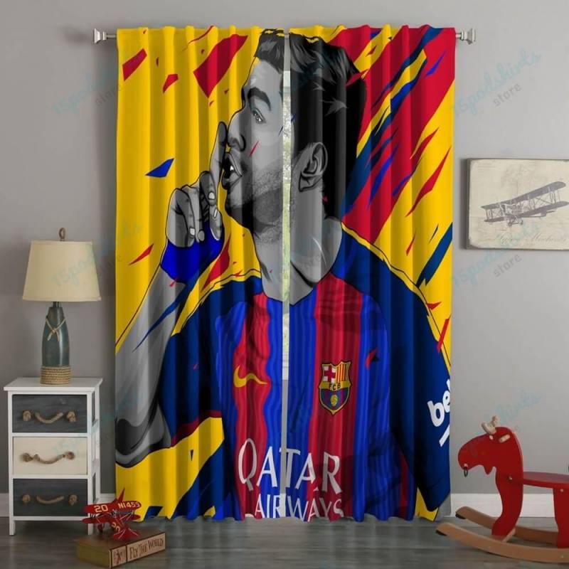 3D Printed Luis Suarez Style Custom Living Room Curtains